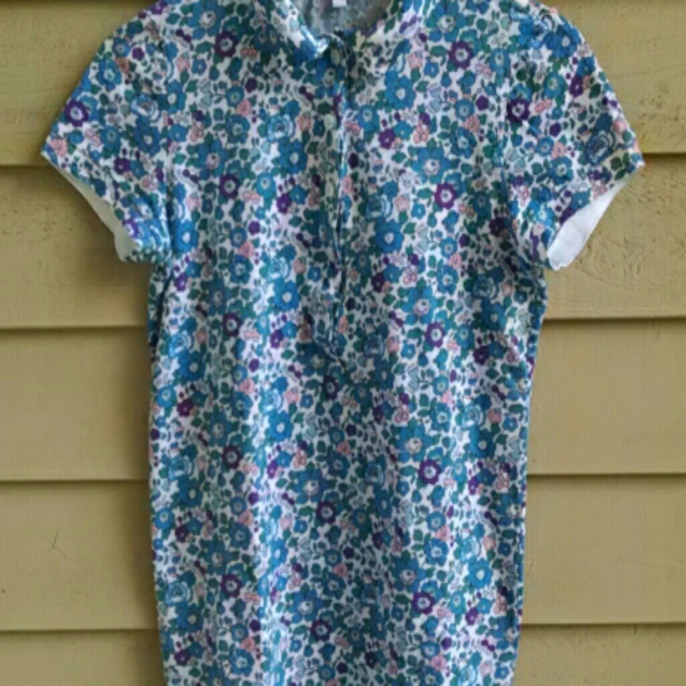 Lacoste women"s floral T shirt.  Like new.